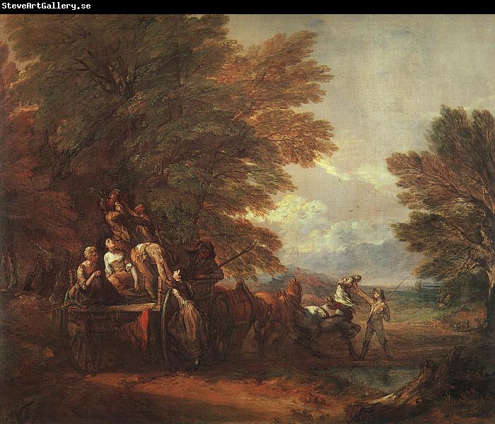 Thomas Gainsborough The Harvest Wagon